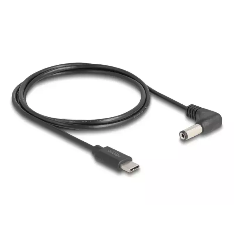DeLOCK 85398 cavo di alimentazione nero 1,5 m USB C 5,5 x 2,1 mm