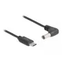 DeLOCK 85398 cavo di alimentazione nero 1,5 m USB C 5,5 x 2,1 mm