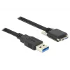Cavo USB DeLOCK 2 m USB 3.0 USB 3.2 Gen 1 Micro-USB B nero