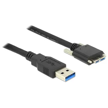 Cavo USB DeLOCK 2 m USB 3.0 USB 3.2 Gen 1 Micro-USB B nero