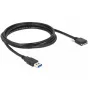 Cavo USB DeLOCK 2 m USB 3.0 USB 3.2 Gen 1 Micro-USB B nero