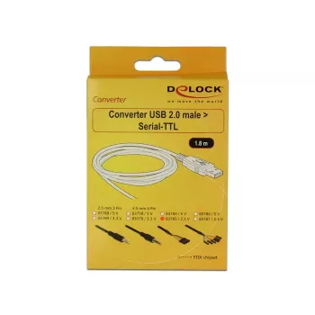 Cavo USB DeLOCK 1,8 m USB2.0-A/TTL 6 poli nero