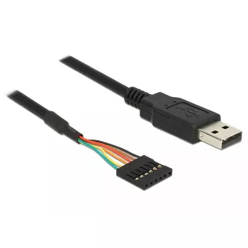 Cavo USB DeLOCK 1,8 m USB2.0-A/TTL 6 poli nero