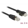 Cavo di rete DeLOCK 85668 RJ-45 Cat6 2 m nero