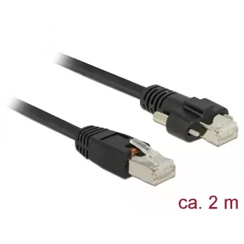 Cavo di rete DeLOCK 85668 RJ-45 Cat6 2 m nero