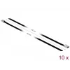 Fascette fermacavi DeLOCK 18811 acciaio nero 400 mm 10 pz.