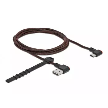 Cavo USB connettore maschio Type-A su connettore maschio USB Type-C angolato sinistra/destra 1,5 m DeLOCK 85282