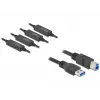 Cavo USB DeLOCK 85382 USB 3.2 Gen 1 20 m USB A USB B nero