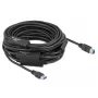 Cavo USB DeLOCK 85382 USB 3.2 Gen 1 20 m USB A USB B nero