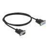 Cavo seriale DeLOCK 86578 nero 1 m RS-232 Sub-D9