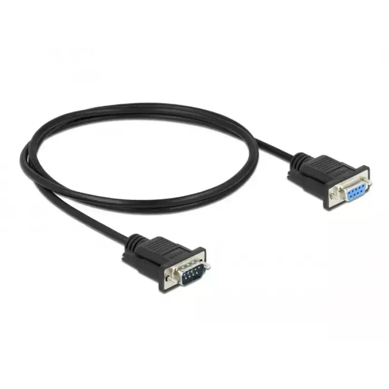 Cavo seriale DeLOCK 86578 nero 1 m RS-232 Sub-D9