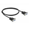 Cavo seriale DeLOCK RS-232 D-Sub 9 femmina-femmina null modem 87278