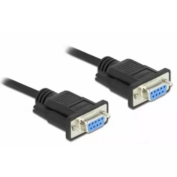 Cavo seriale DeLOCK RS-232 D-Sub 9 femmina-femmina null modem 87278