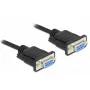 Cavo seriale DeLOCK RS-232 D-Sub 9 femmina-femmina null modem 87278