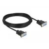 Cavo seriale RS-232 D-Sub 9 connettore femmina su connettore femmina null modem DeLOCK 87516