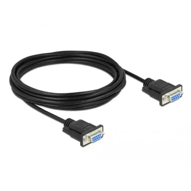 Cavo seriale RS-232 D-Sub 9 connettore femmina su connettore femmina null modem DeLOCK 87516
