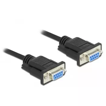 Cavo seriale RS-232 D-Sub 9 connettore femmina su connettore femmina null modem DeLOCK 87516