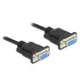 Cavo seriale RS-232 D-Sub 9 connettore femmina su connettore femmina null modem DeLOCK 87516