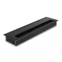 Passacavo DELOCK 66858 per scrivania, nero, 80×300×28 mm