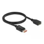 Cavo di prolunga DisplayPort DeLOCK 8K 60 Hz 1 m