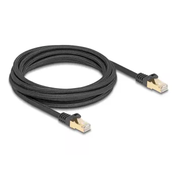 Cavo di rete DeLOCK RJ45 Cat.6A 3 m nero