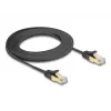 Cavo di rete DeLOCK RJ45 piatto 3 m Cat6A nero