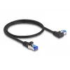 Cavo di rete DeLOCK RJ45 Cat.6A S/FTP 0,5 m nero