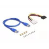 Riser card DeLOCK PCI Express x1 su 3 x PCIe x1 cavo USB 50 cm