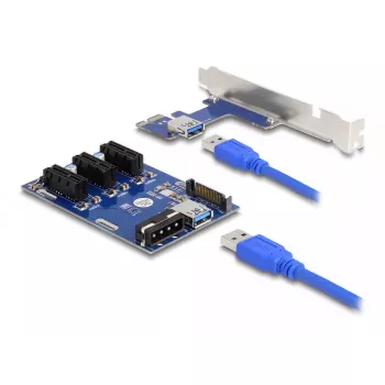 Riser card DeLOCK PCI Express x1 su 3 x PCIe x1 cavo USB 50 cm
