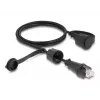 Cavo di rete DeLOCK RJ45 maschio su RJ45 maschio Cat.6 STP 1 m IP68 nero