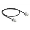 Cavo di rete DeLOCK RJ45 Cat.6 UTP 0,5 m nero
