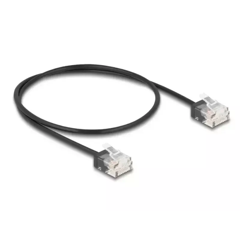 Cavo di rete DeLOCK RJ45 Cat.6 UTP 0,5 m nero