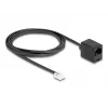 Cavo telefonico DeLOCK RJ11 maschio su RJ45 femmina nero 2 m
