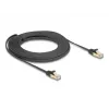 Cavo di rete DeLOCK RJ45 piatto 10 m Cat6A nero