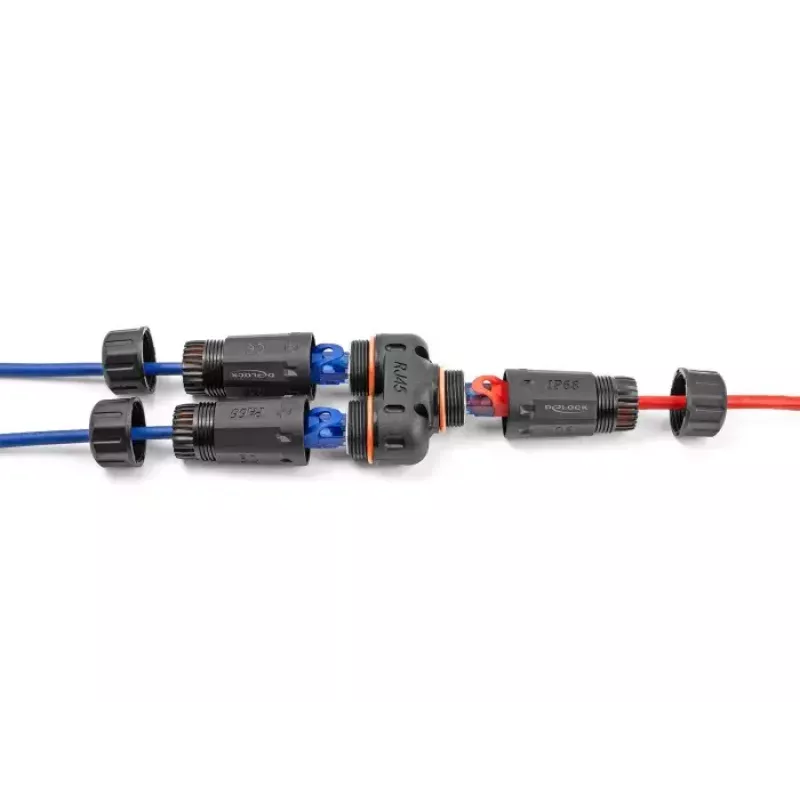 Cavo di rete DeLOCK 88143 adattatore a Y RJ45 su 2 x RJ45 Cat.6 nero