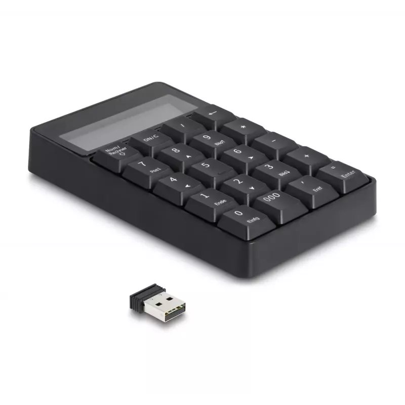 Tastierino numerico DeLOCK 12113 USB nero 20 tasti universale