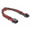 Cavo di alimentazione interno DELOCK 80975 — 8 poli su PCI-E 6+2 poli, 0,3 m