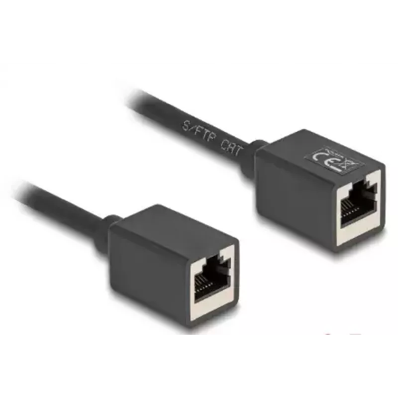 Cavo di rete DeLOCK 90324 RJ-45 Cat6a 0,5 m nero