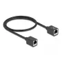 Cavo di rete DeLOCK 90324 RJ-45 Cat6a 0,5 m nero