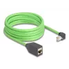 Cavo di rete DeLOCK 80888 RJ-45 Cat6a 5 m nero verde