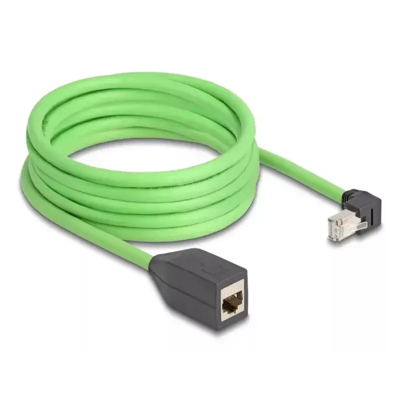 Cavo di rete DeLOCK 80888 RJ-45 Cat6a 5 m nero verde
