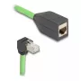 Cavo di rete DeLOCK 80888 RJ-45 Cat6a 5 m nero verde