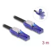 Cavo di rete DeLOCK 80928 RJ-45 Cat6 3 m nero viola