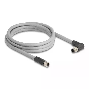 DeLOCK Cavo sensore/attuatore 80548 2 m RST M12 grigio