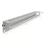 Pannello di gestione cavi DELOCK 67278 — case in acciaio, grigio, 1 pz.