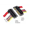 Cavo SATA DeLOCK 83804 1 m SATA 22 poli nero rosso giallo