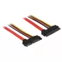 Cavo SATA DeLOCK 83804 1 m SATA 22 poli nero rosso giallo