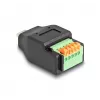 Adattatore DeLOCK USB Type-C 2.0 connettore maschio su morsettiera a 5 poli