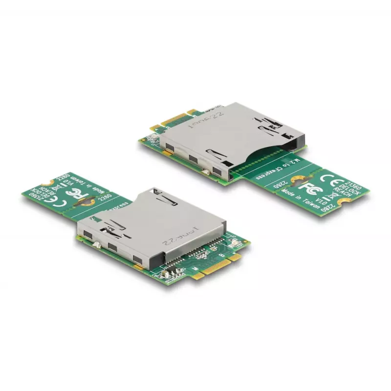 Adattatore DeLOCK M.2 Key B+M connettore maschio su slot CFexpress, M.2, CFexpress B, CF