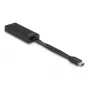 Adattatore per cavo DeLOCK 66246 RJ-45 USB C nero 0,09 m
